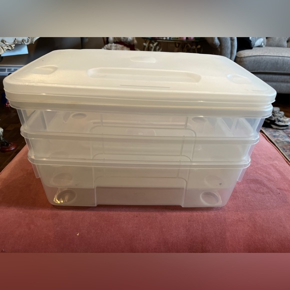 6 shoe storage boxes